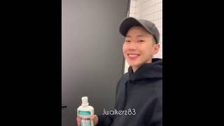 Jay Park promoting a mouthwash