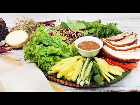 Video: Bánh Tráng Cuốn Thịt Heo