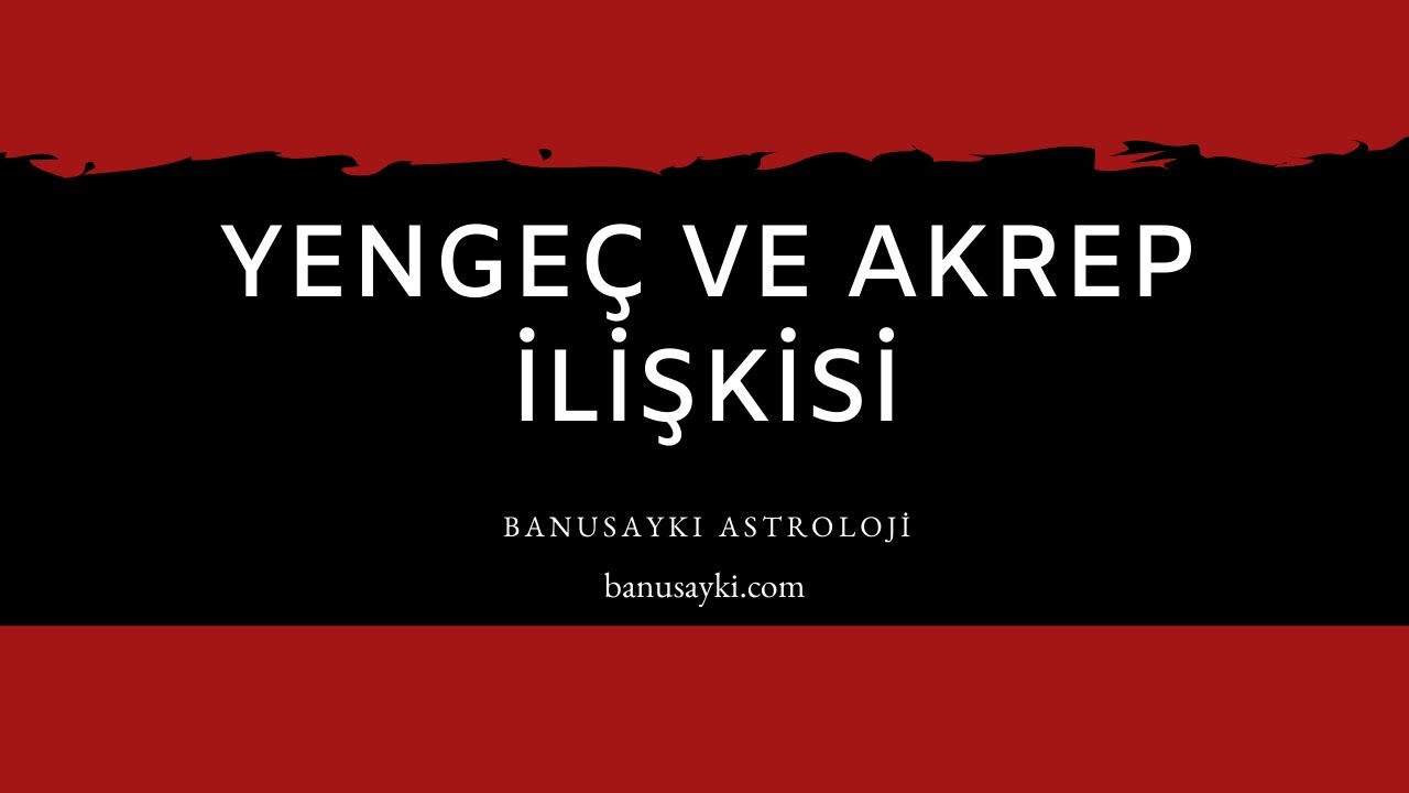 Yengec Akrep Iliskisi Youtube