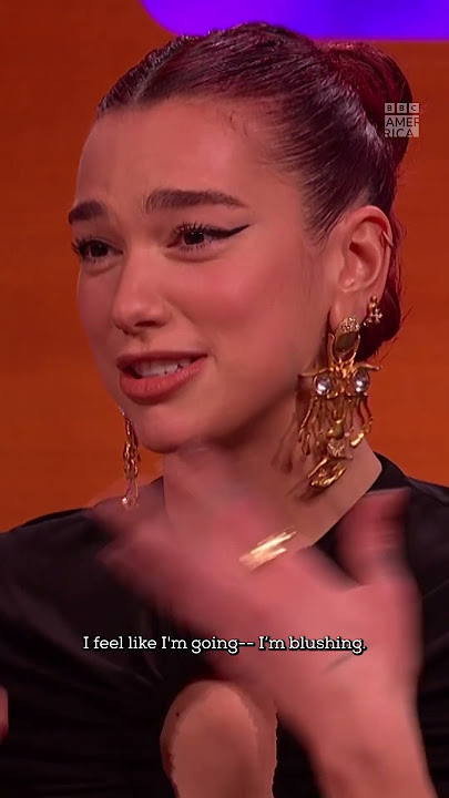 Thank Goodness Dua Lipa Isn't a Method Actor. #TheGrahamNortonShow