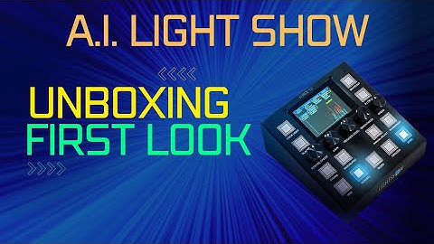 A.I. Light Show UNBOXING and DEMO | This Changes EVERYTHING About Mobile DJ DMX Lighting