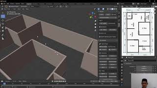 MEMBUAT DENAH RUMAH DENGAN SOFTWARE BLENDER screenshot 4