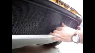 Защитная решетка радиатора Renault Duster инструкция по установке radiator guard tuning grill