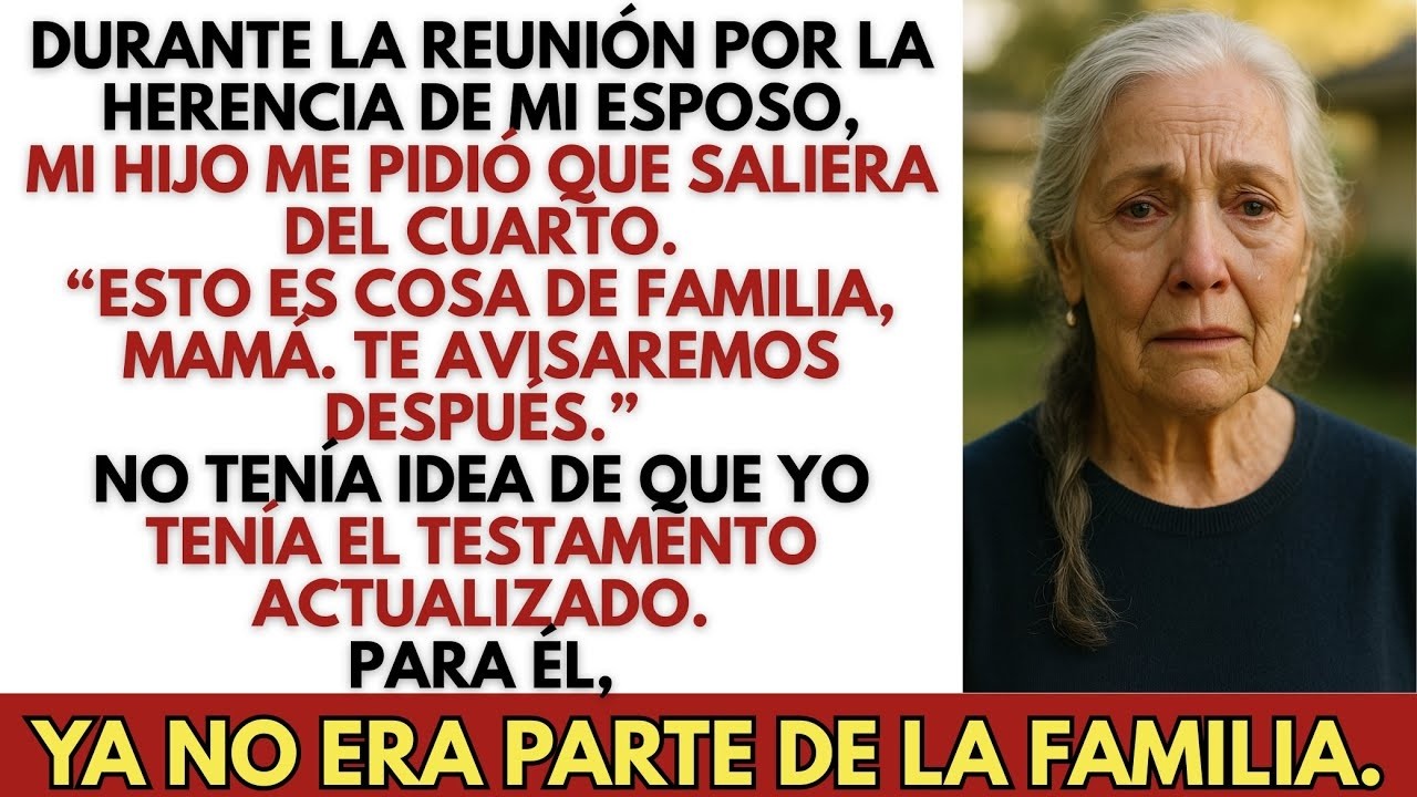 El día que mi hijo me excluyó de la herencia： “Esto Es Familia, Mamá”
