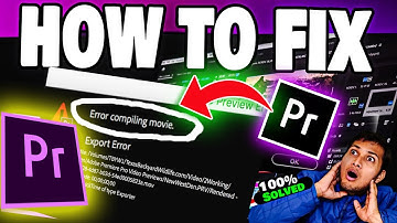ERROR COMPILING Movie Fix 100% in Adobe Premiere Pro 2024