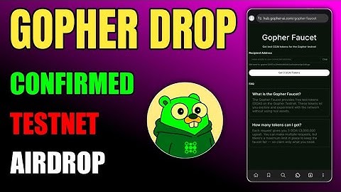 Gopher Testnet Airdrop Full Guide | Gopher $17.73M Funding Details | Gopher Airdrop Glaxe Quests