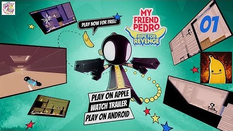 Mastering Slow Motion Gunfights in My Friend Pedro game 😼🙀