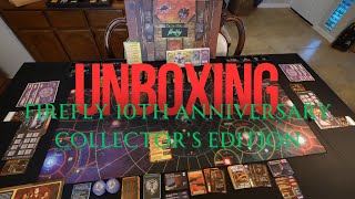 Is it BIGGER than GLOOMHAVEN?  Firefly Unboxing & Reboxing | 10th Anniversary Collector's Edition