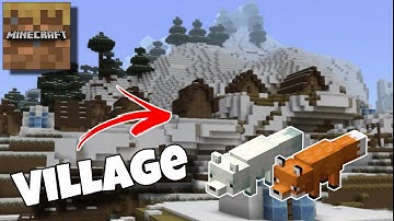 Minecraft Trial - How to find Snowy Village & Foxes