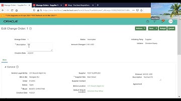 How to Submit a Change Order Request
