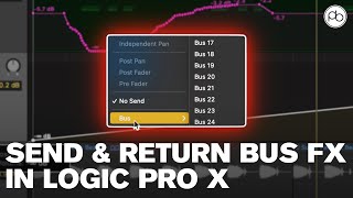 How to Use Send & Return Bus Effects in Logic Pro X screenshot 5