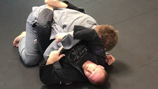 Closed Guard -  arm bar with lapel