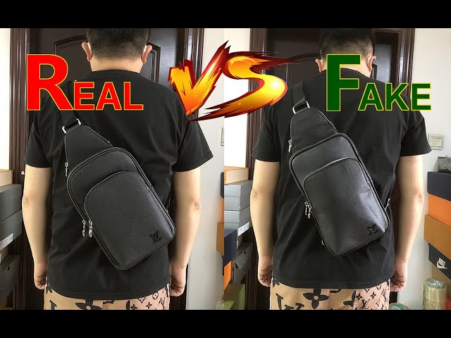 REAL VS FAKE 1v Outdoor Sling Bag M30741 Comparison from Suplook 