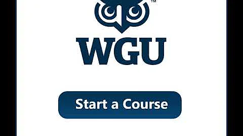 2020 - WGU - Start A Course