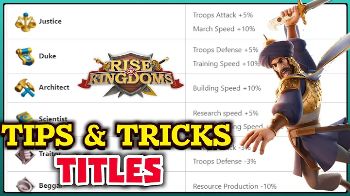 Rise of kingdoms - how to request Titles for Beginners - DayDayNews