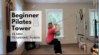 Beginner Pilates Tower Workout | Standing Series| 15 Min screenshot 4