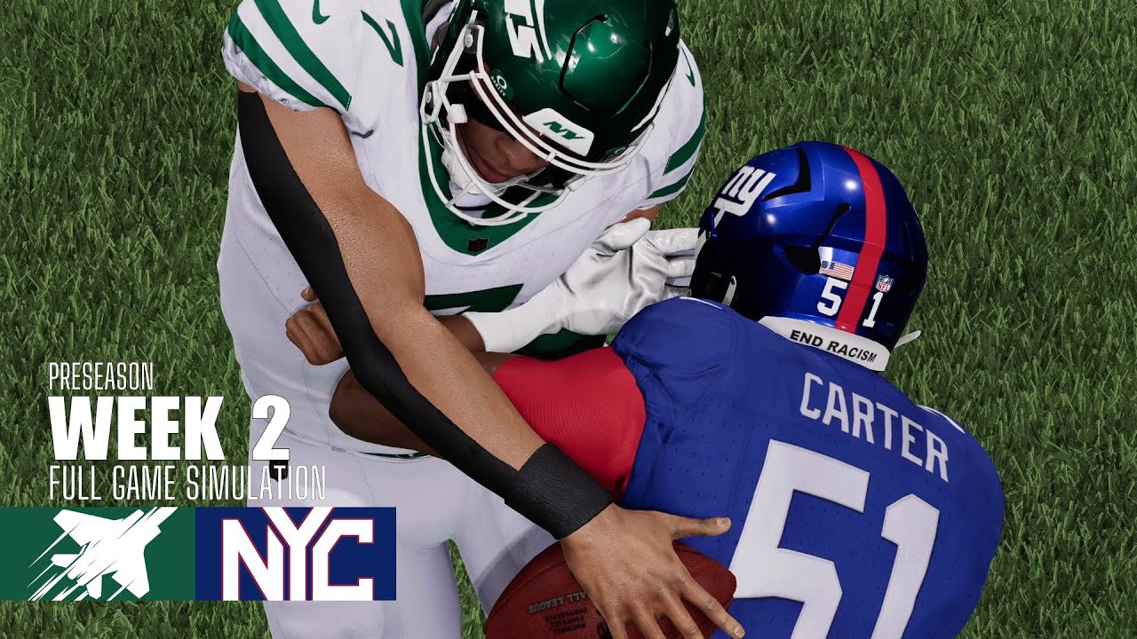 Jets vs. Giants | Madden NFL 25 Simulation | 2025 Preseason Week 2
