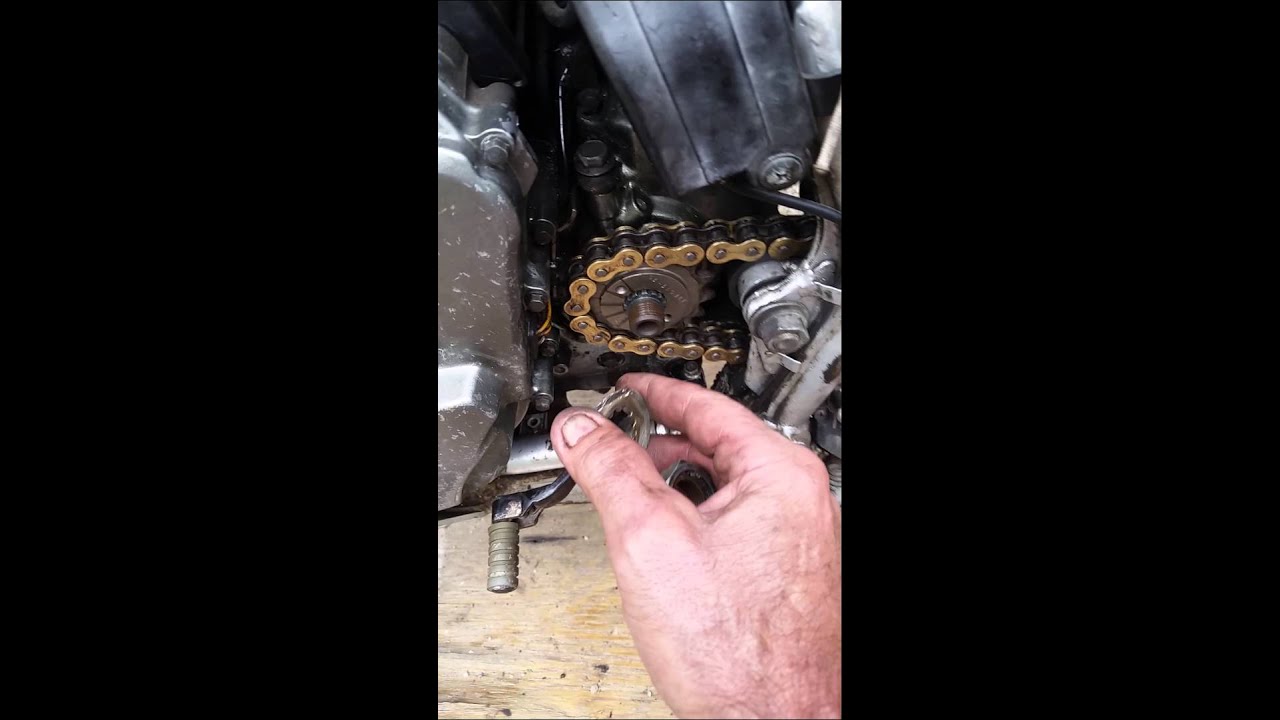 KLR 650 drive sprocket removaL YouTube