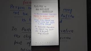 Participants & Non Participants Observation. Methods Of Data Collecting In Psychology