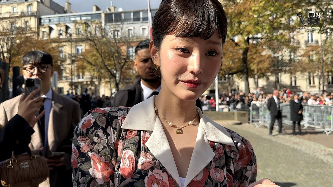 241001 (IVE) WONYOUNG Paris Fashion Week SS25 Womenswear - MIU MIU