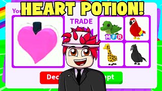 Trading a RIZZ POTION in Adopt me