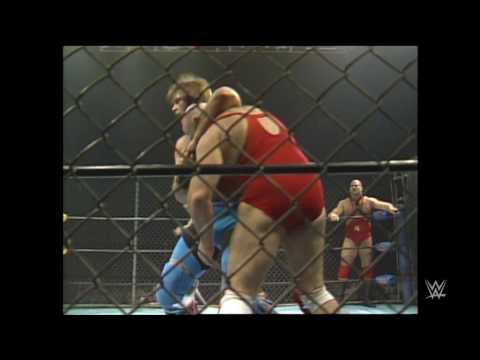 Rock 'n' Roll Express vs. Ivan & Nikita Koloff - Tag Team Title Steel Cage Match:  Starrcade 1985
