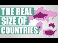 The Real Size Of Countries