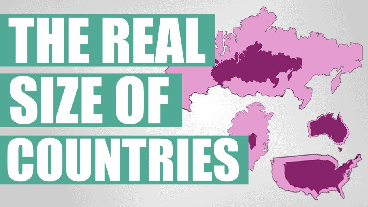 The Real Size Of Countries