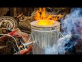 Metal Foundry with Dual Torches Backyard Build for Coin Casting (How-to Video)