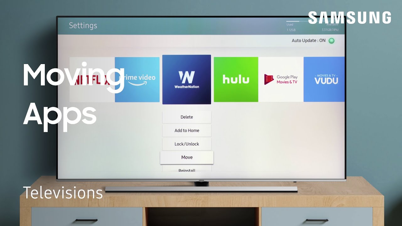 to move and Apps on TV | Samsung - YouTube