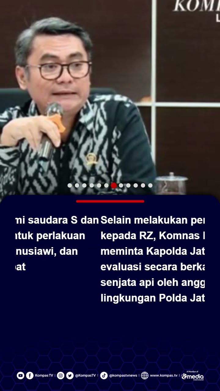 Rekomendasi Komnas HAM untuk Kapolda Jateng Kasus Penembakan Siswa SMK #siswasmk #polisitembaksiswa