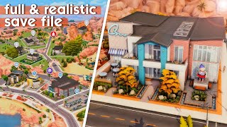 you NEED this new save file in the sims 4! perfect for storytelling & realistic gameplay