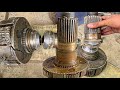 Hino FM 1J Gear Changer Repairing || How To Rebuild Truck Gear Changer ||