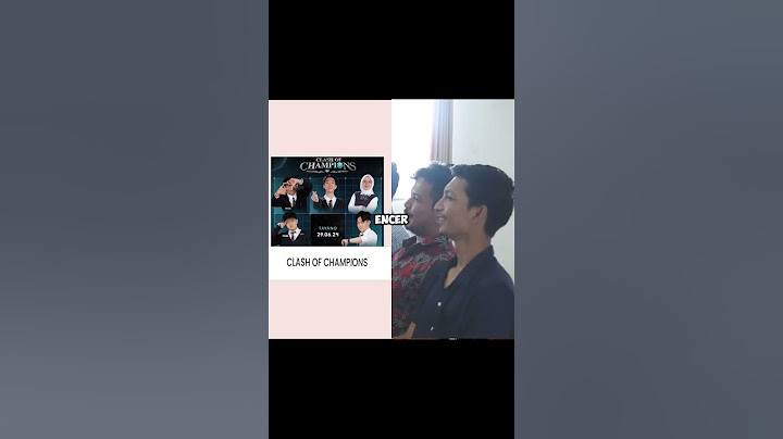 Udah  nonton clash of champion?  #standupkonslet #clashofchampions #pintar #belajar #viral