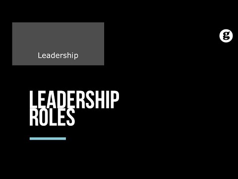 Video: Kakšne so vodstvene vloge in funkcije?
