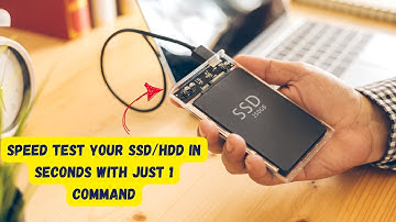 SPEED TEST Your SSD/HDD in SECONDS with Just 1 Command