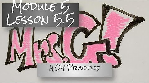 Module 5 - Lesson 5.5 Video #2 (Horizontal Lines)