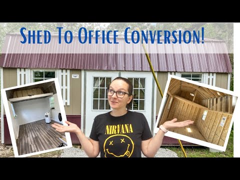 Turning a Shed into an Office! Shed to Office Conversion