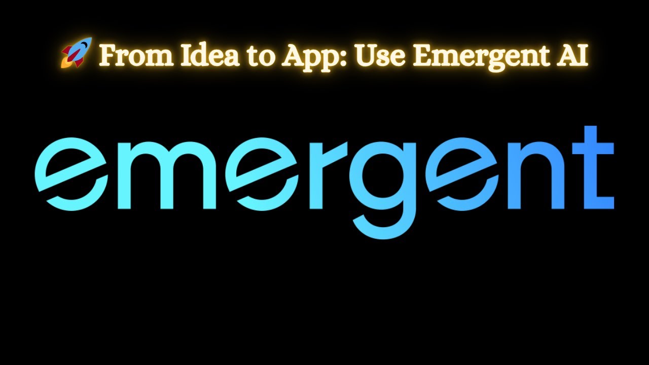 Emergent AI Dev Agent: Revolutionizing Application Development with Artificial Intelligence - Emergent AI platform,AI app generator,no-code emergent IA,AI development agent,application development with AI,AI startup simulator,AI-generated websites,Emergent app builder,AI software development automation,app deployment with AI