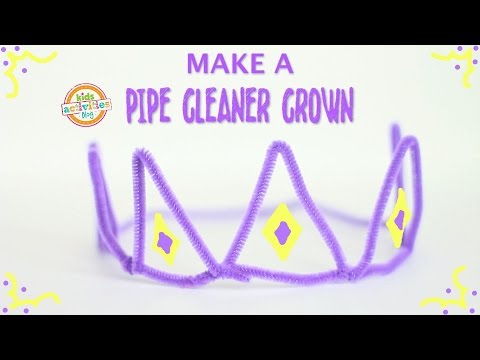 Easy Pipe Cleaner Craft: Make a Crown!