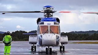 Bristow Sikorsky S92 | Startup and takeoff | Stord airport, november 2020