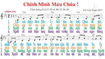 Chính Mình Máu Chúa - Lm. Tri Văn Vinh - Trần Huy