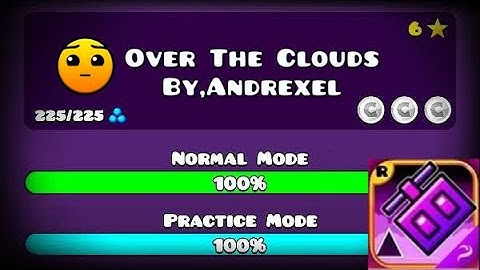 Geometry Dash [BREEZE] Over The Clouds By,Andrexel