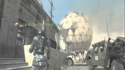 Epic MW3 MOAB slow motion throwing knife