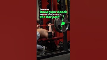 Build your bench | fix your bar path #fitnessshorts #benchpress #workoutshorts