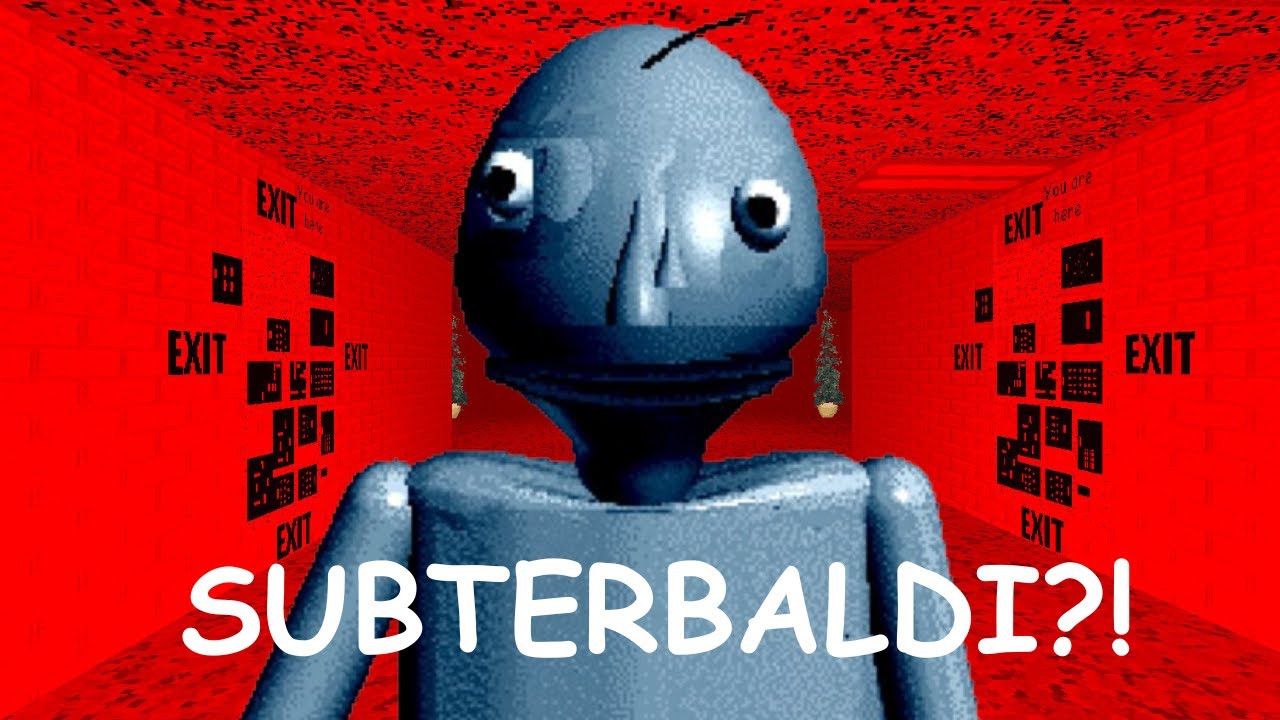 SUBTERBALDI?!? [Baldi's Basics Mod] - YouTube