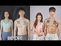 Eng     couple body transformation amwf