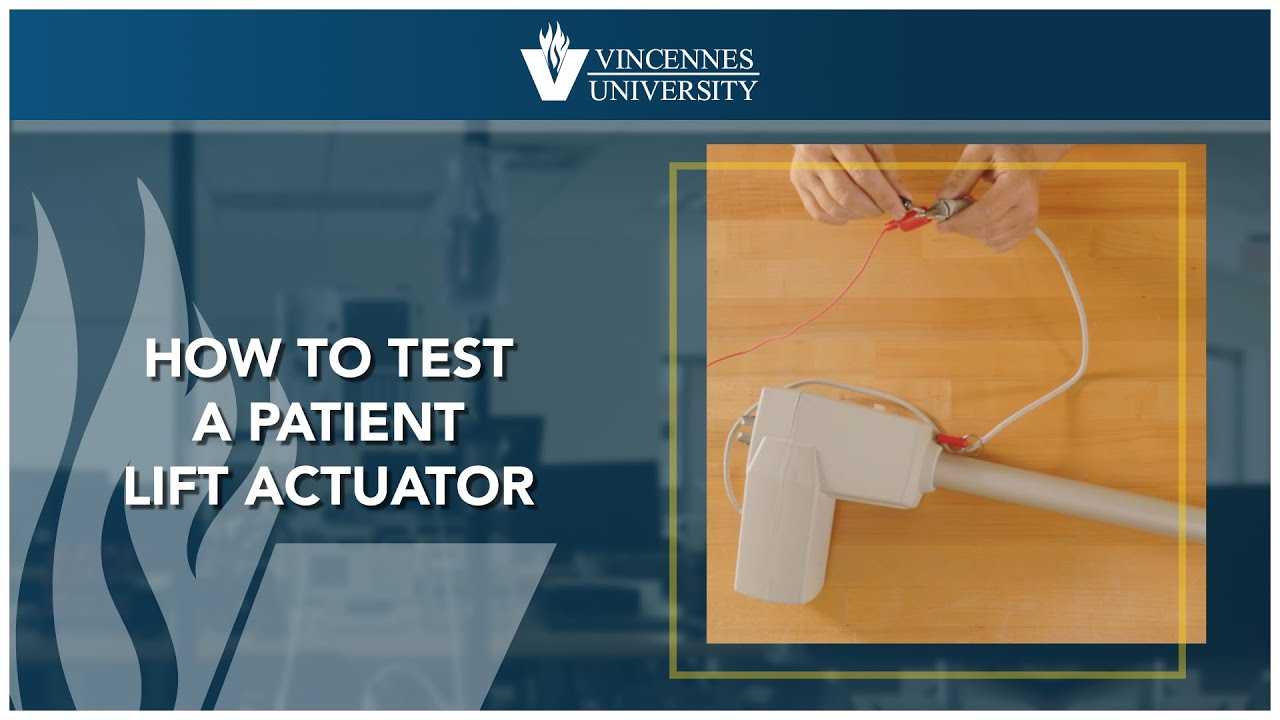 How to Test a Patient Lift Actuator | Frank Lewis - YouTube