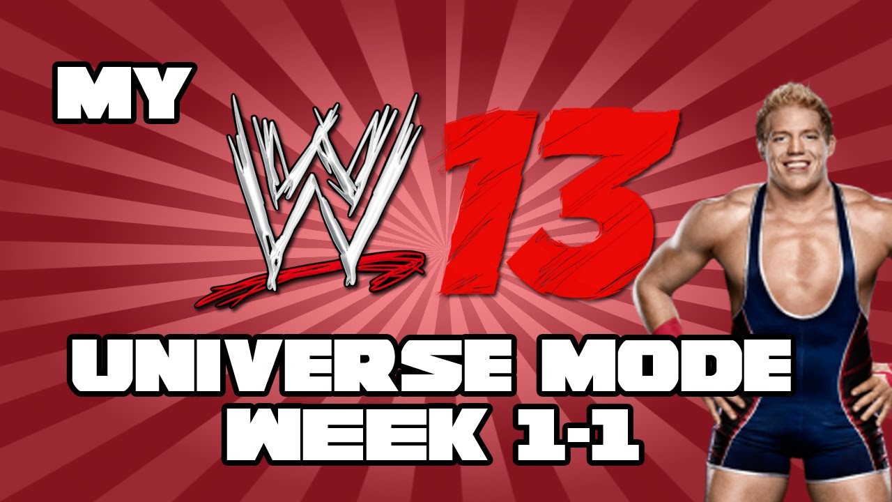 My WWE'13 UNIVERSE MODE! 3.0 - WEEK 1-1 - 3 MAJOR SHOWS!!