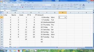 Excel 2007: how to add data in excel spreadsheet